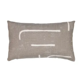 12" x 20" Elaine Smith Pillow  Instinct Taupe