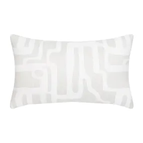 12" x 20" Elaine Smith Pillow  Noble Alabaster