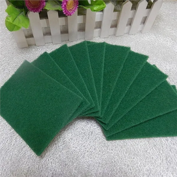 1495 Green Kitchen Scrubber Pads for Utensils / Tiles Cleaning