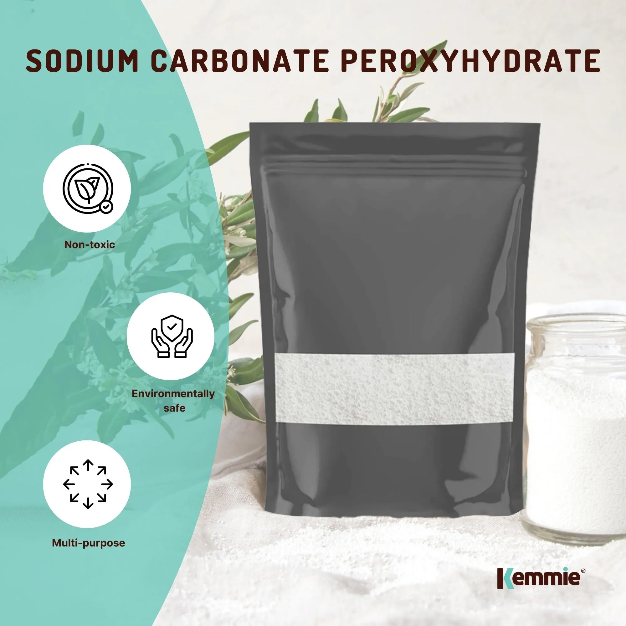 1Kg Sodium Percarbonate - Eco Oxygen Bleach & Sanitizer