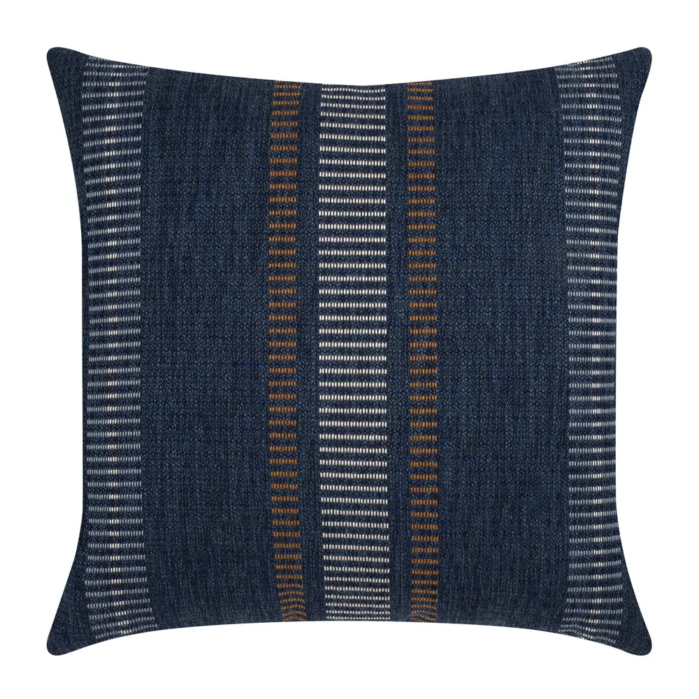 20" Square Elaine Smith Pillow  Journey Indigo