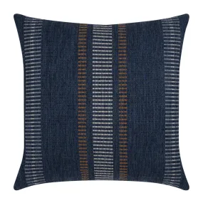 20" Square Elaine Smith Pillow  Journey Indigo