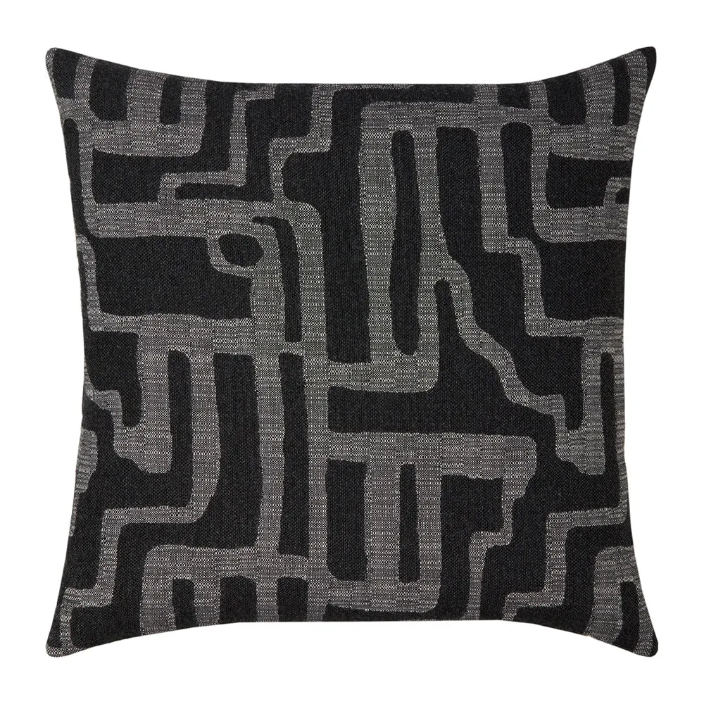 20" Square Elaine Smith Pillow  Noble Charcoal