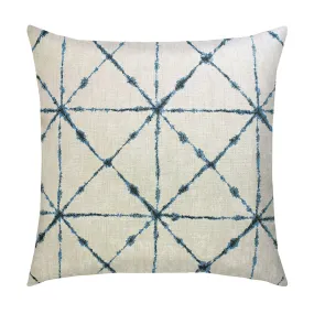 20" Square Elaine Smith Pillow  Trilogy Indigo