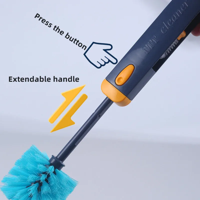 4-in-1 Bottle Cleaner Brush – Multifunctional Silicone Cleaning Tool