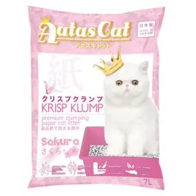 Aatas Cat Krisp Klump Paper Cat Litter Sakura 7L