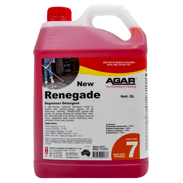 Agar Renegade Degreaser Detergent