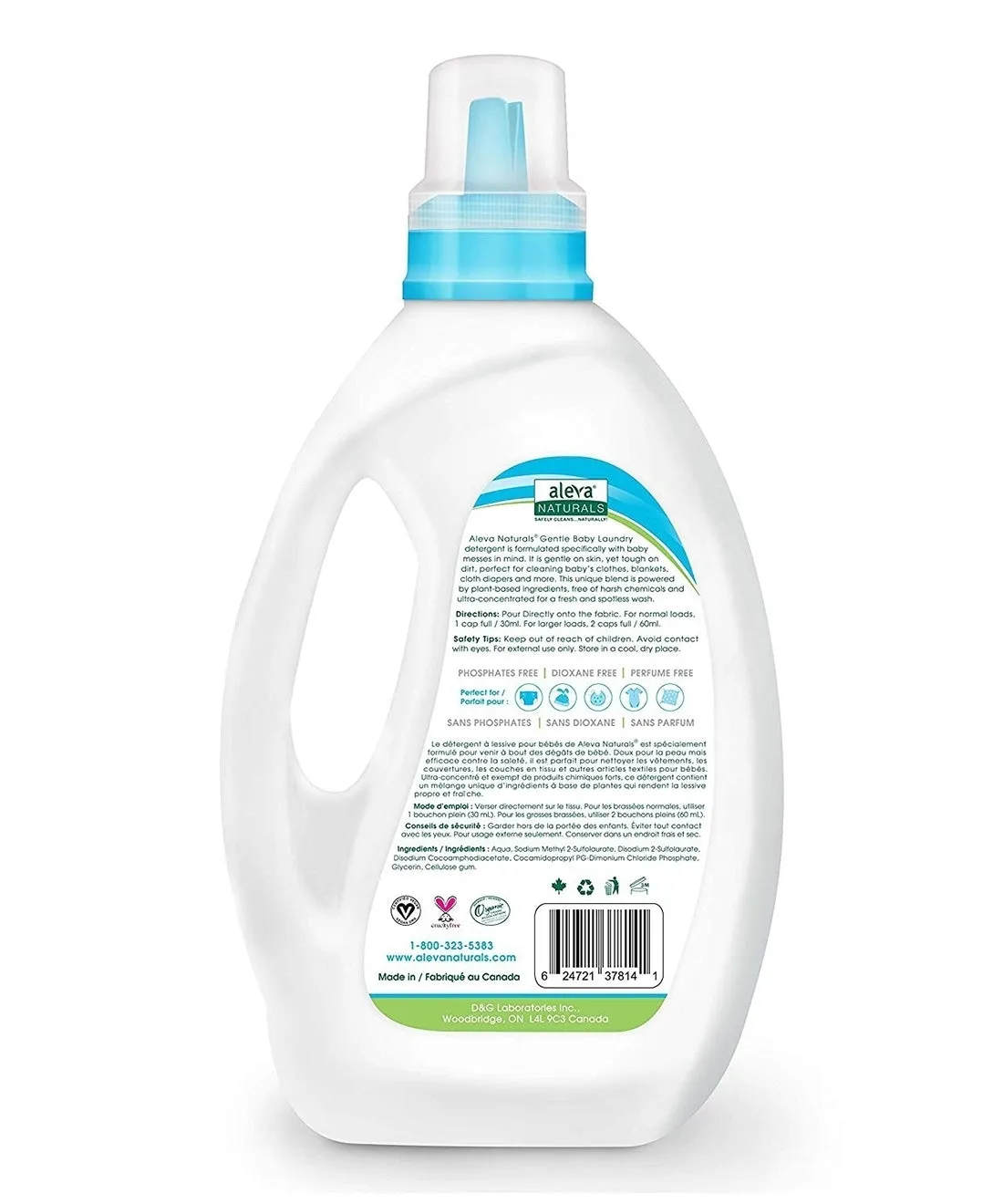 Aleva Naturals Gentle Baby Laundry Detergent