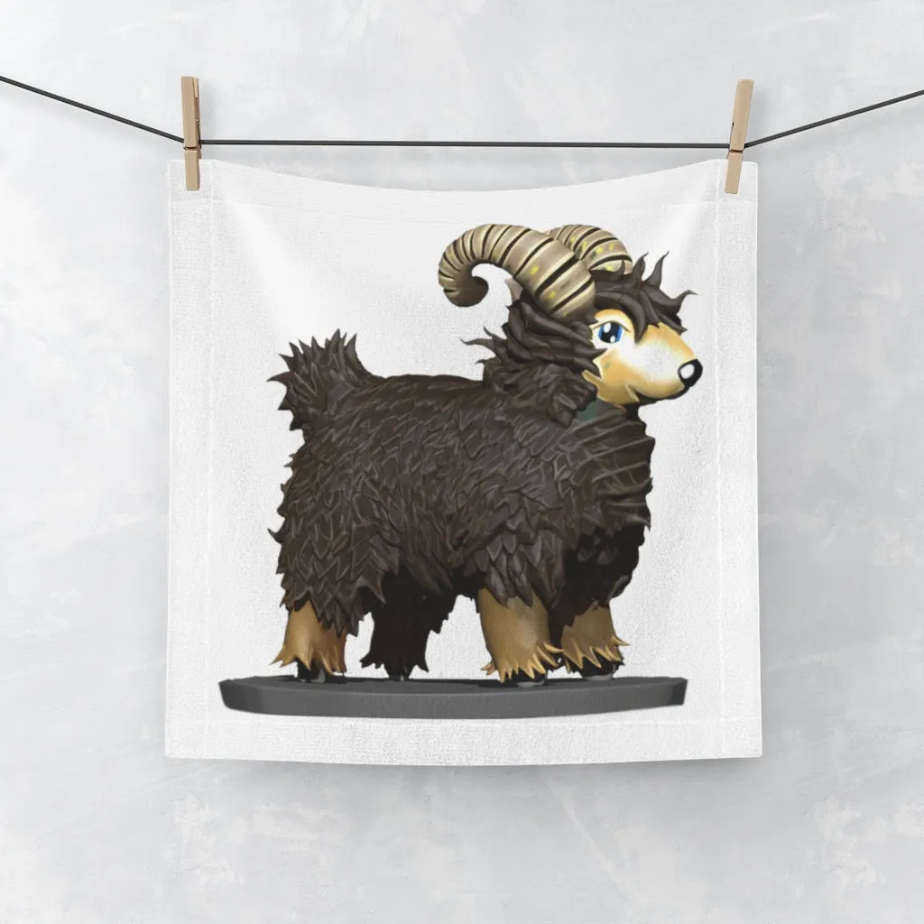 Brown Sheep Face Towel