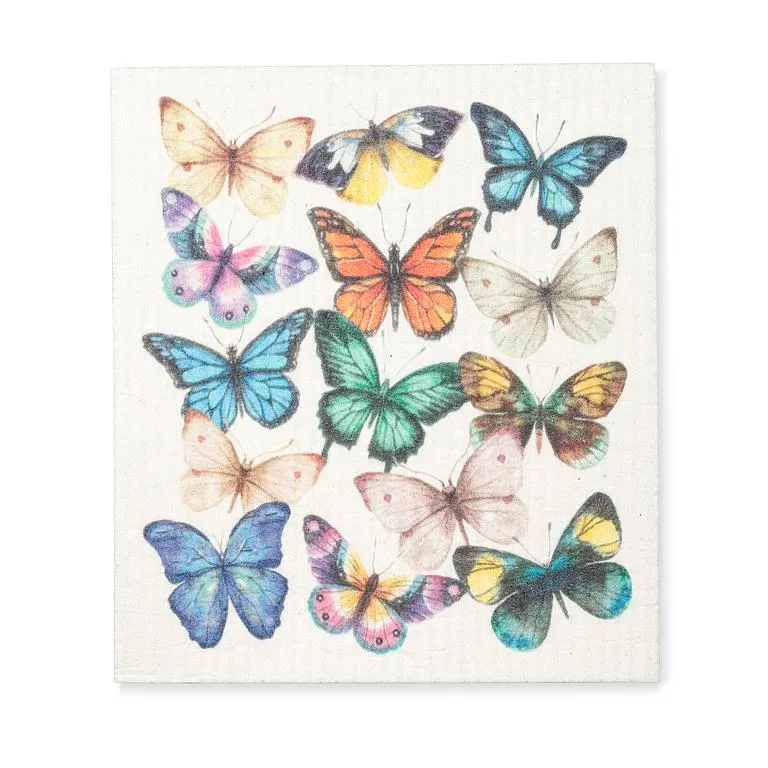 butterflies | swedish dish cloths