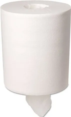 Center-Pull Perforated Paper Towels' 7-3/4 In. X 15 In.' White' 320 Per Roll' 6 Rolls Per Case