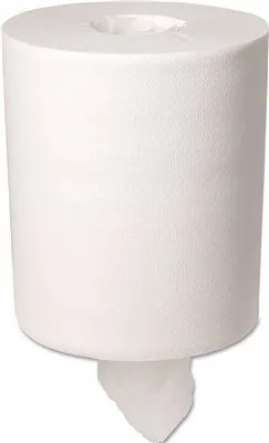 Center-Pull Perforated Paper Towels' 7-3/4 In. X 15 In.' White' 320 Per Roll' 6 Rolls Per Case