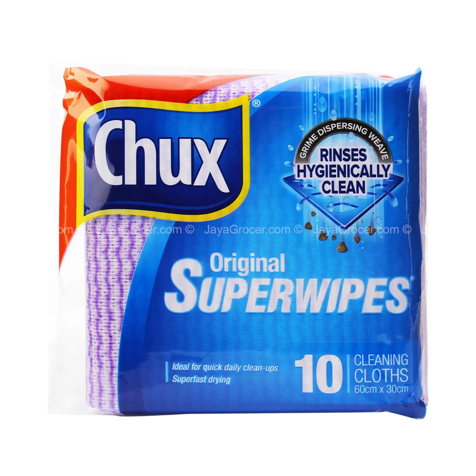 CHUX BRANDS SUPERWIPES REGULAR 10S *1