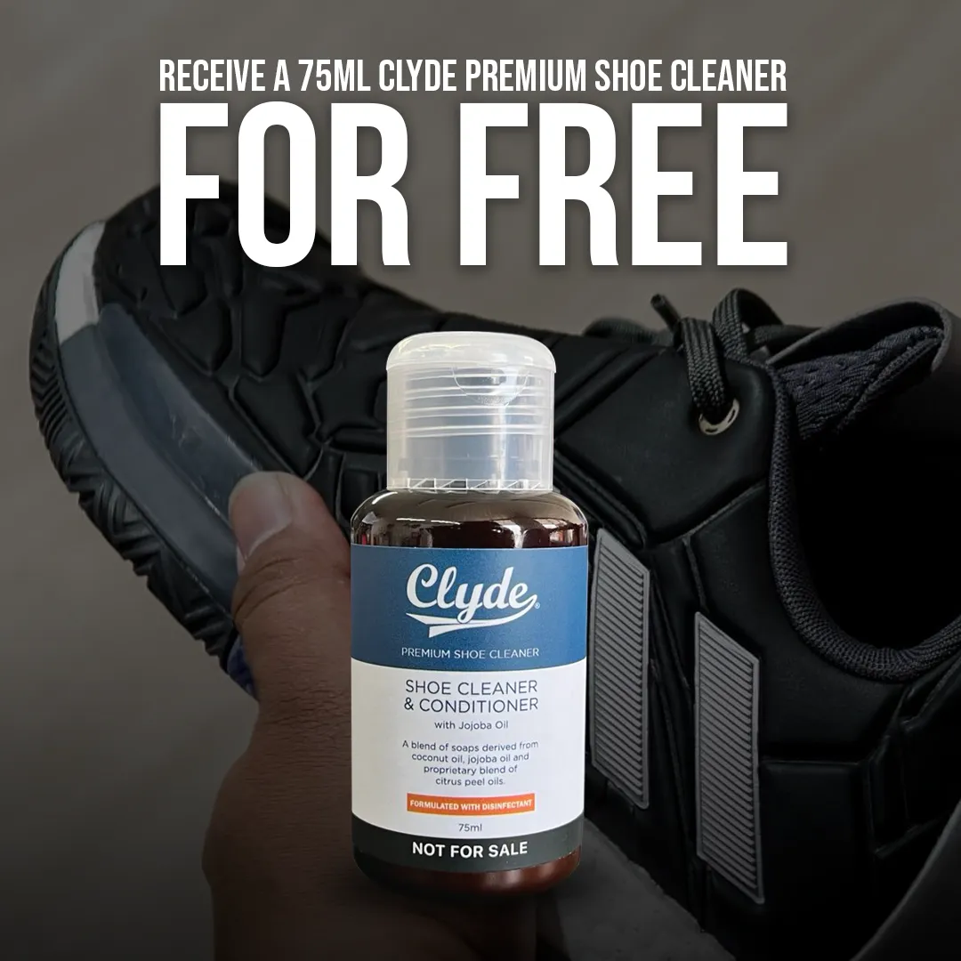 Clyde Disinfectant Odor Eliminator Socal   FREE 75ml Clyde Premium Shoe Cleaner with Jojoba Oil