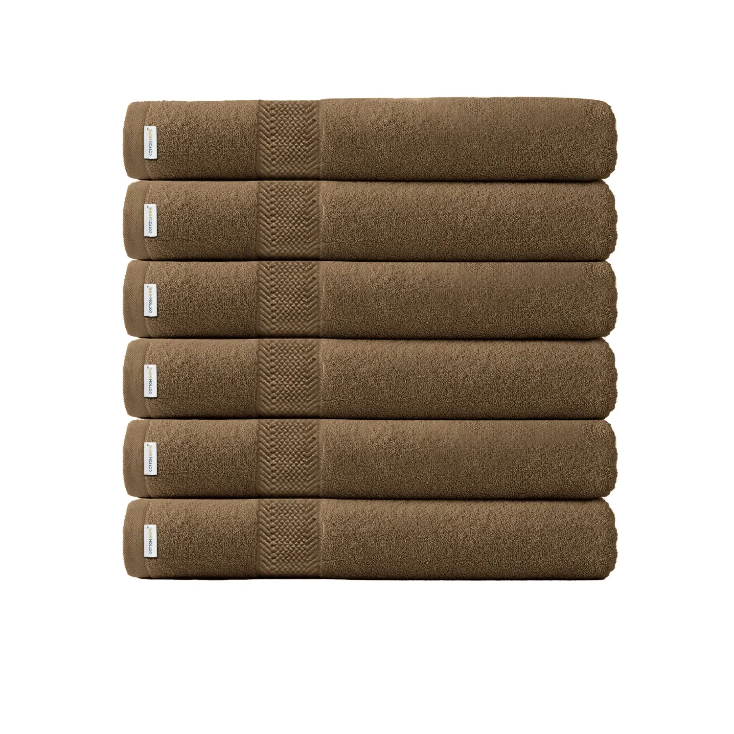 Cotton Bath Towel 70x140 CM 6 Piece Set-Soft Feel, Quick Dry, Highly Absorbent Durable Towels