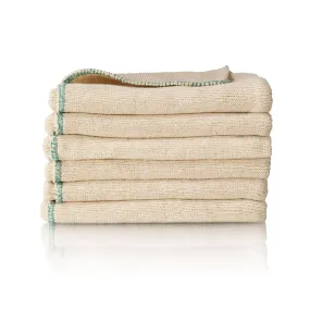 Cotton Stockinette Dishcloth Six Pack