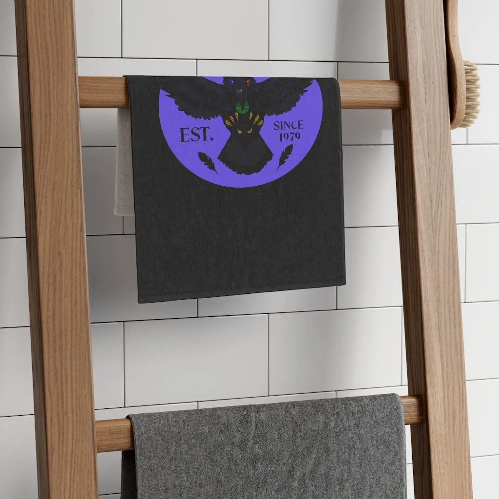 Crowgodshi Hand Towel, PURPLE LOGO