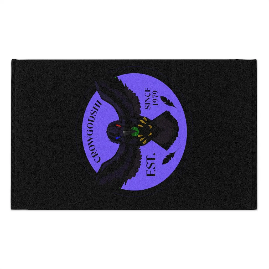 Crowgodshi Hand Towel, PURPLE LOGO