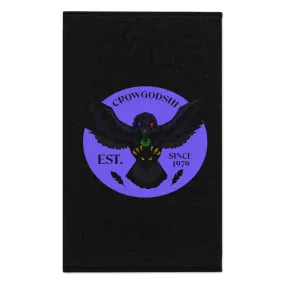 Crowgodshi Hand Towel, PURPLE LOGO