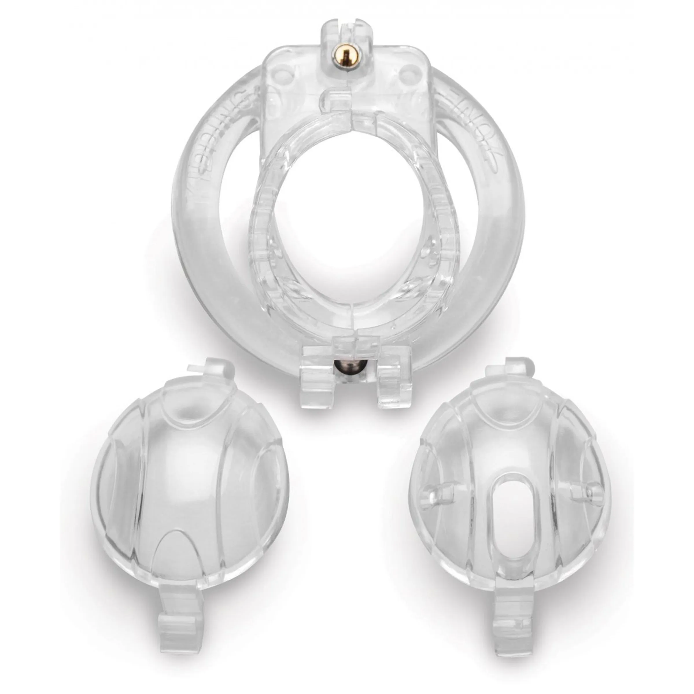 Custom Lockdown Locking Customizable Chastity Cage - Clear