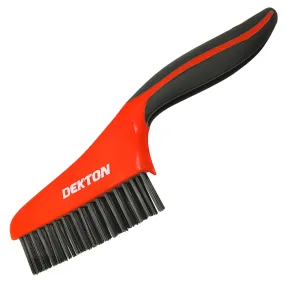 DEKTON Soft Grip Carbon Steel Wire Brush