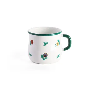 Enamel Mug: Floral Design