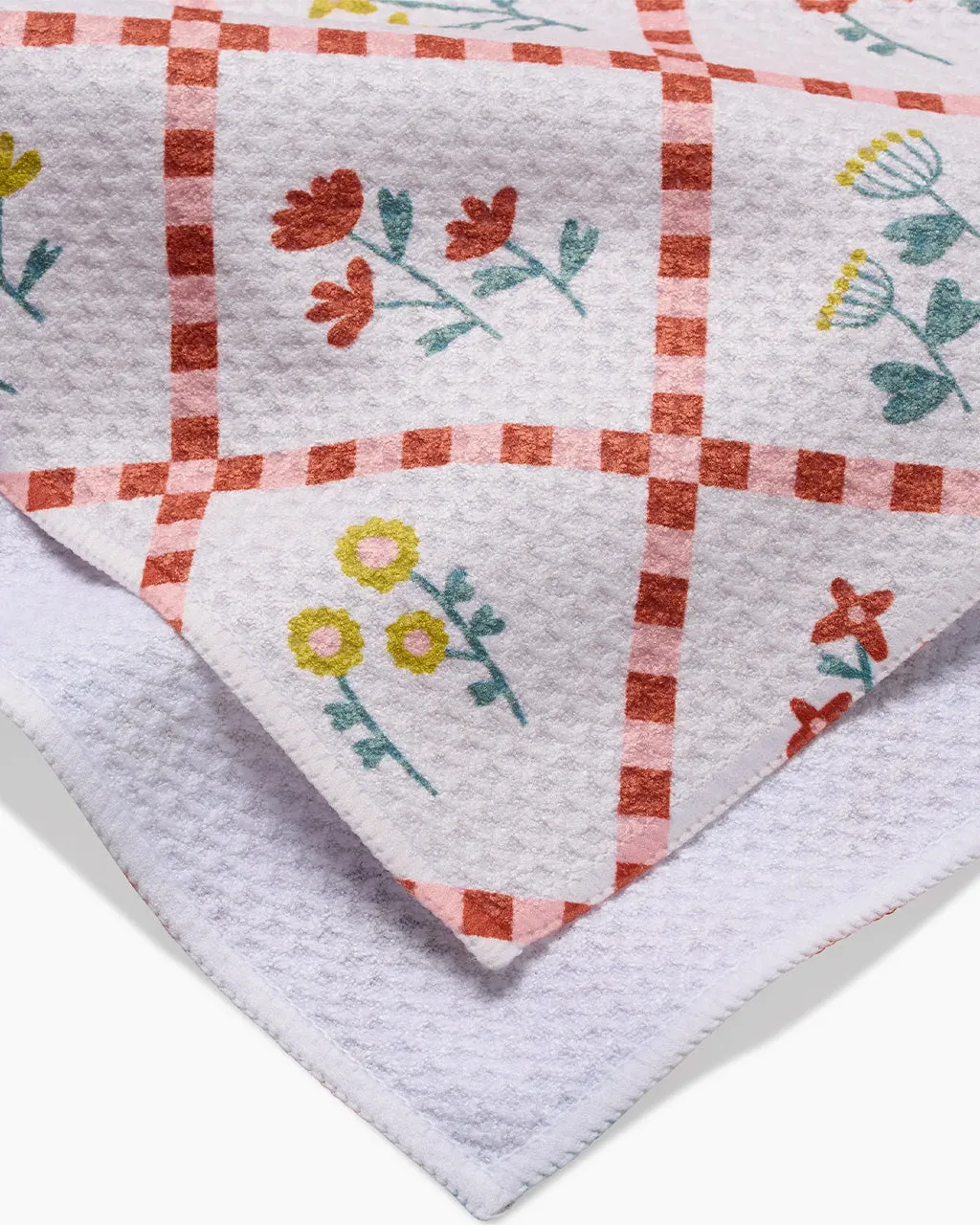 Fall Flowers Tea Towel