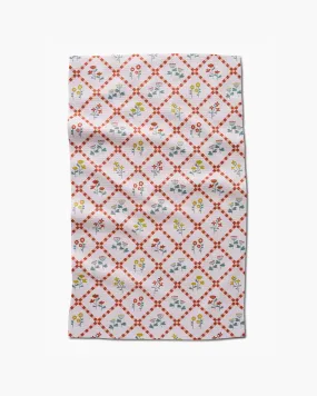 Fall Flowers Tea Towel