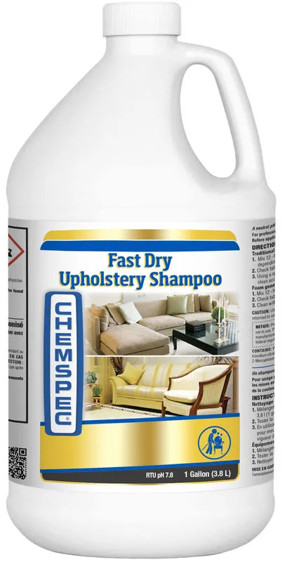 Fast Dry Upholstery Shampoo - 1 Gallon