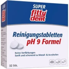 FITTYDENT Super cleaning tablets plaque removal 32 pcs