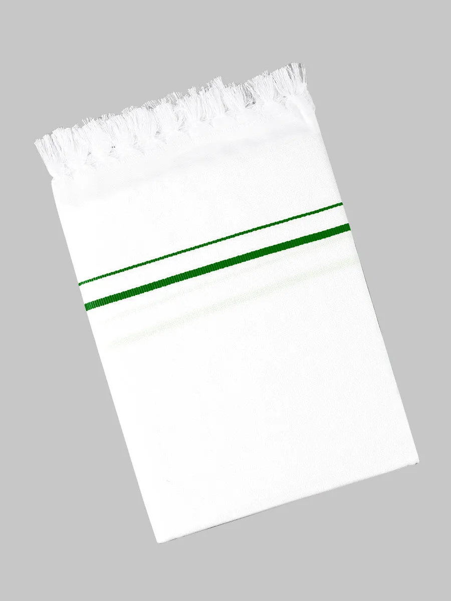 Flint Cotton White Bath Towel SB (Pack of 2)