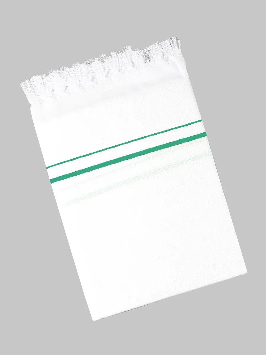 Flint Cotton White Bath Towel SB (Pack of 2)