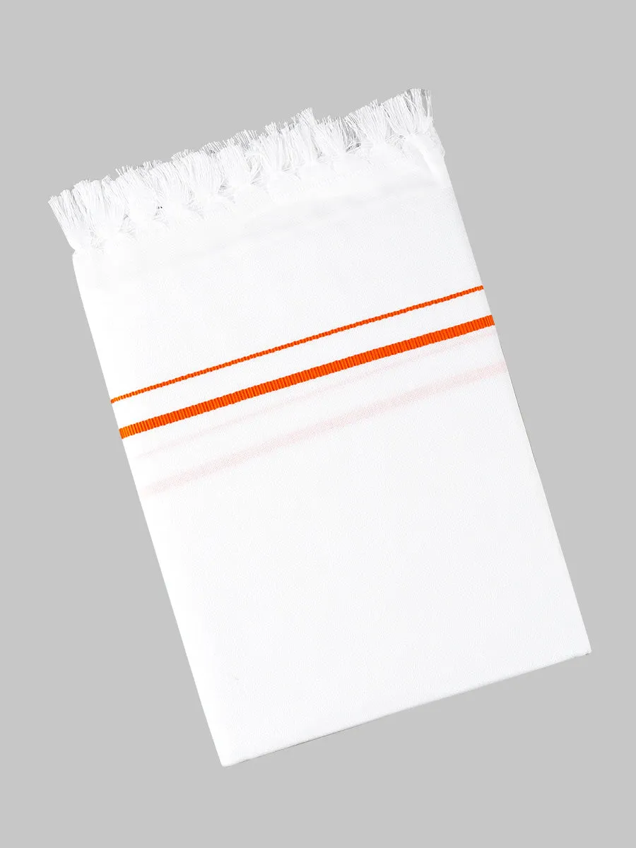 Flint Cotton White Bath Towel SB (Pack of 2)