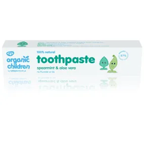 Green People - Organic Children Toothpaste Spearmint and Aloe Vera