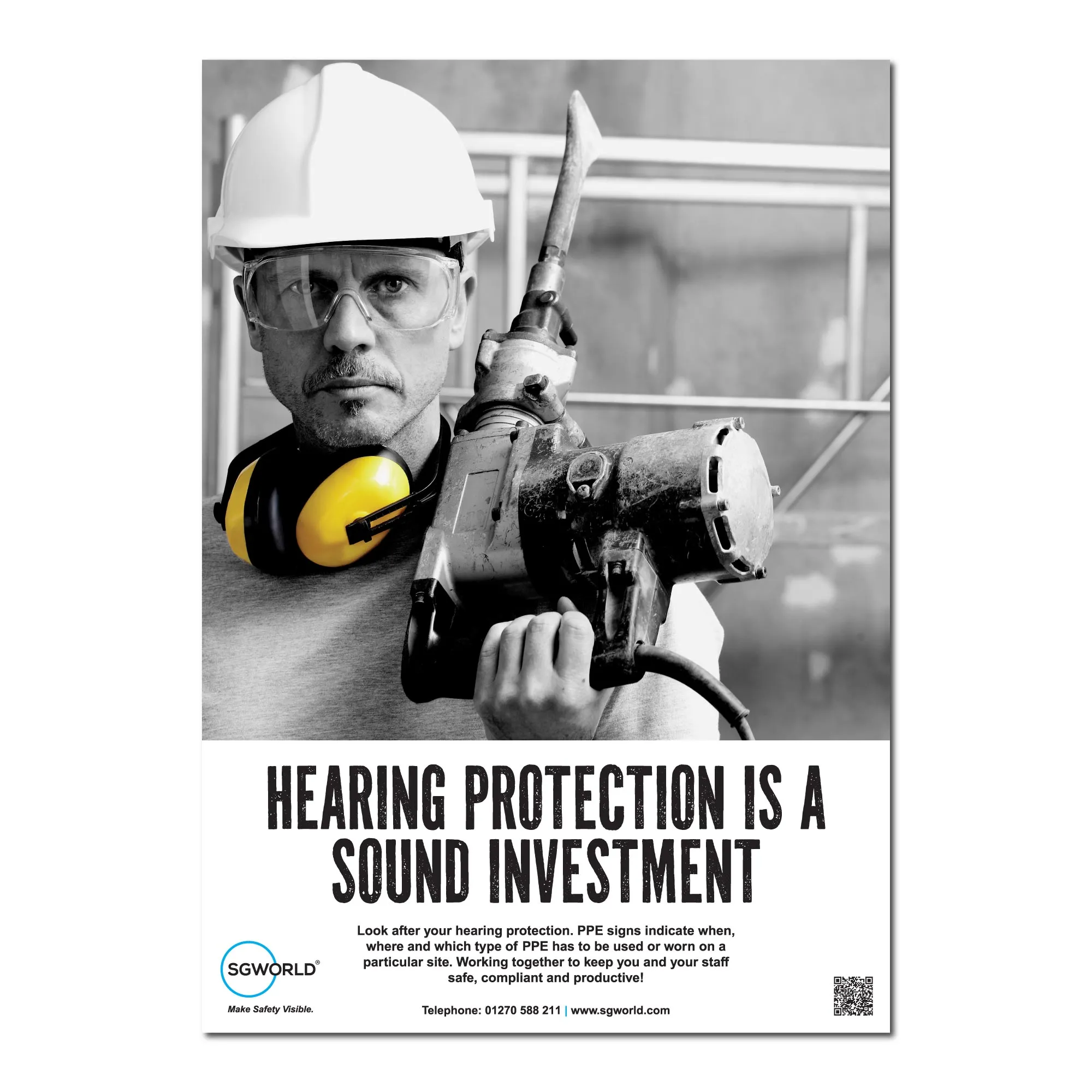 Hearing Protection Is A Sound Investment - Poster