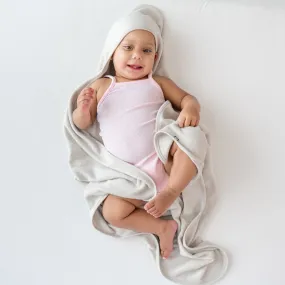 Hooded Bath Towel in Oat