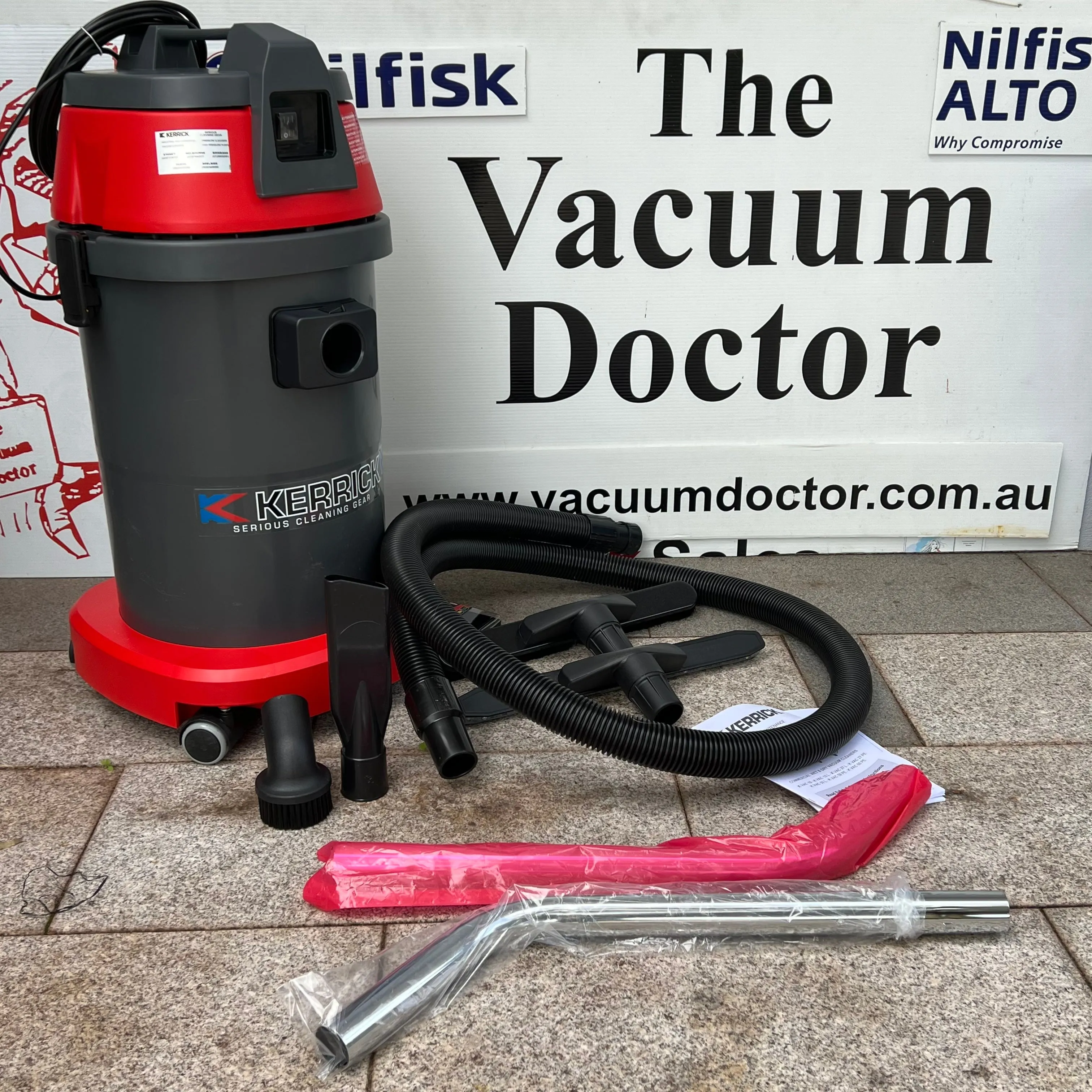 Kerrick KVAC27L 36 Litre Commercial Wet and Dry Vacuum Cleaner Free Australian Delivery!