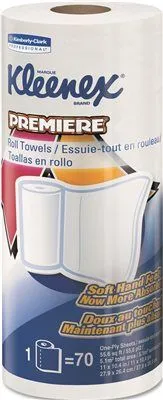 Kleenex Premiere Kitchen Roll Towels' White' 70 Per Roll' 24 Rolls Per Case