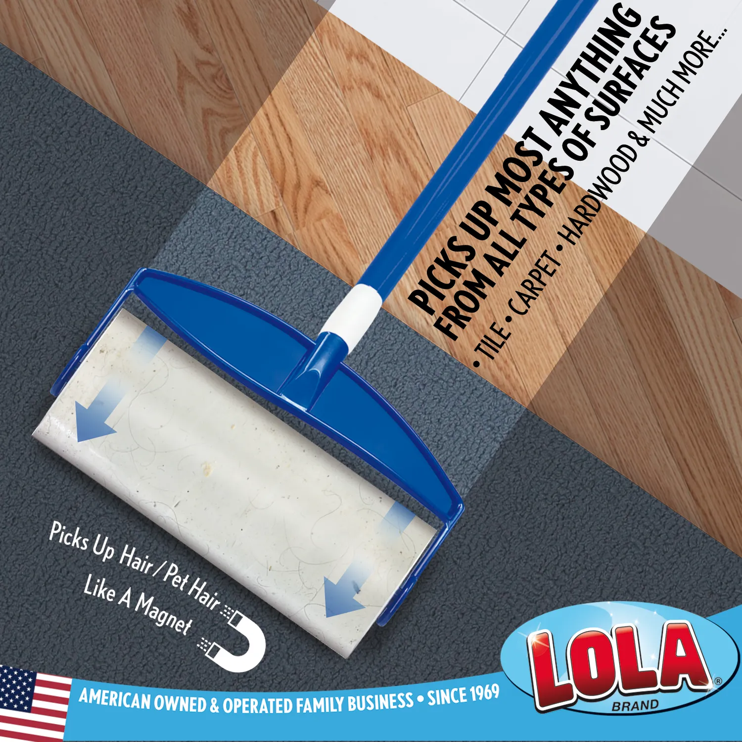 LOLA ROLA STICKY MOP™ REFILL, 1 COUNT, #903-1