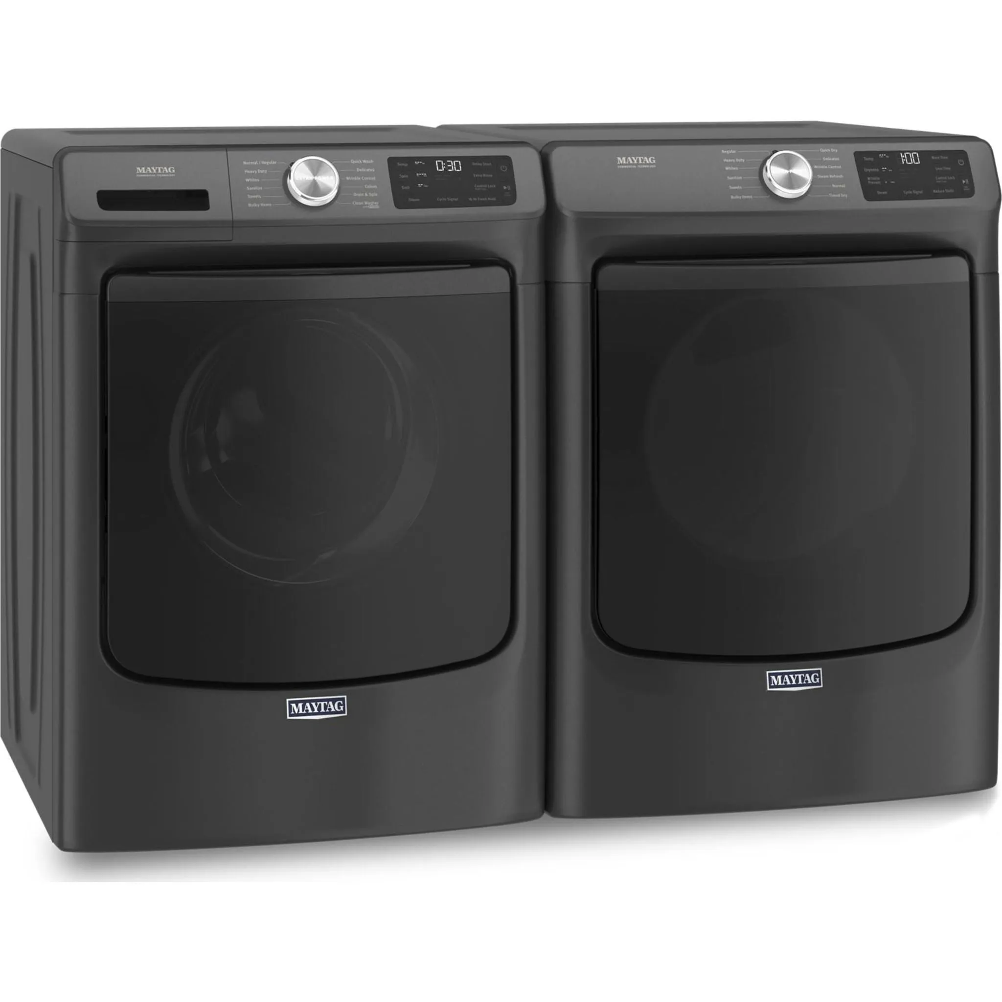 Maytag Front Load Washer with Extra Power and 16-Hr Fresh Hold® option - 5.5 cu. ft. IEC (MHW6630MBK)