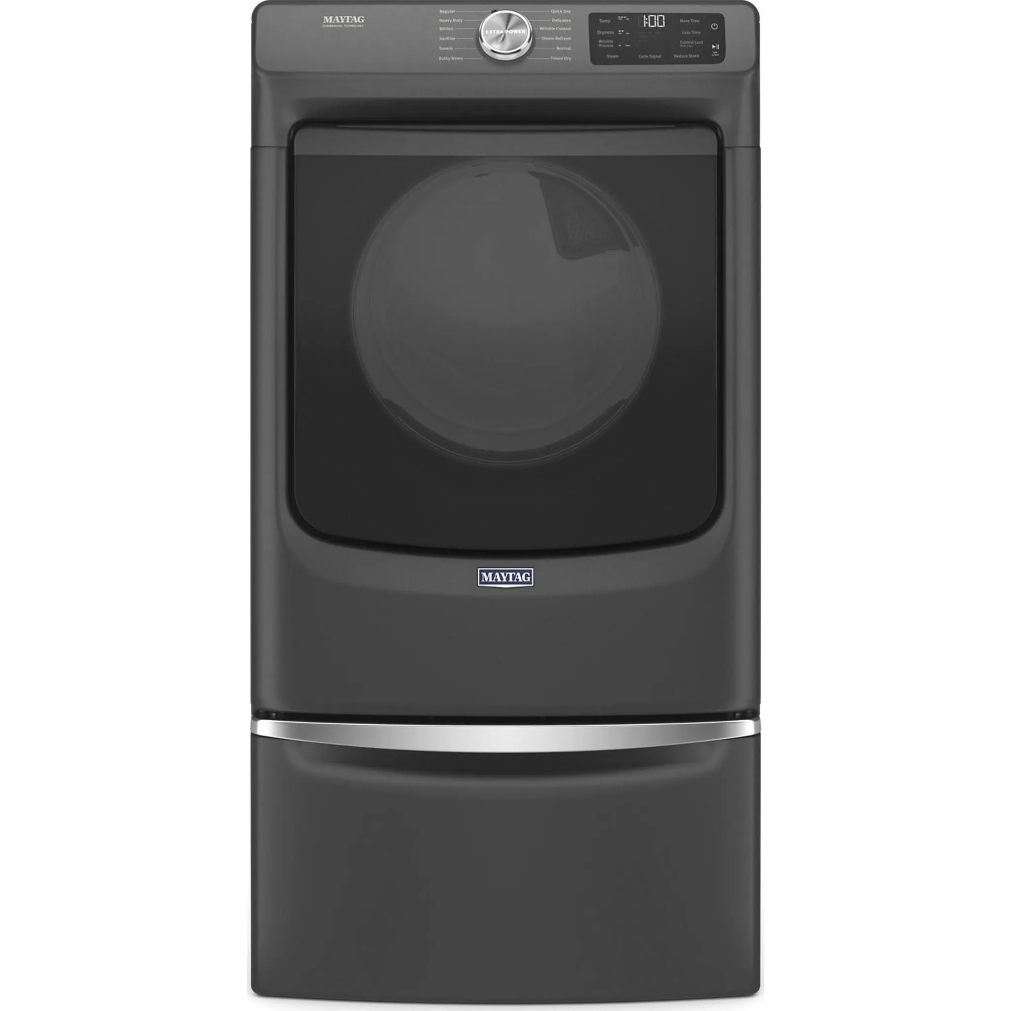 Maytag Front Load Washer with Extra Power and 16-Hr Fresh Hold® option - 5.5 cu. ft. IEC (MHW6630MBK)