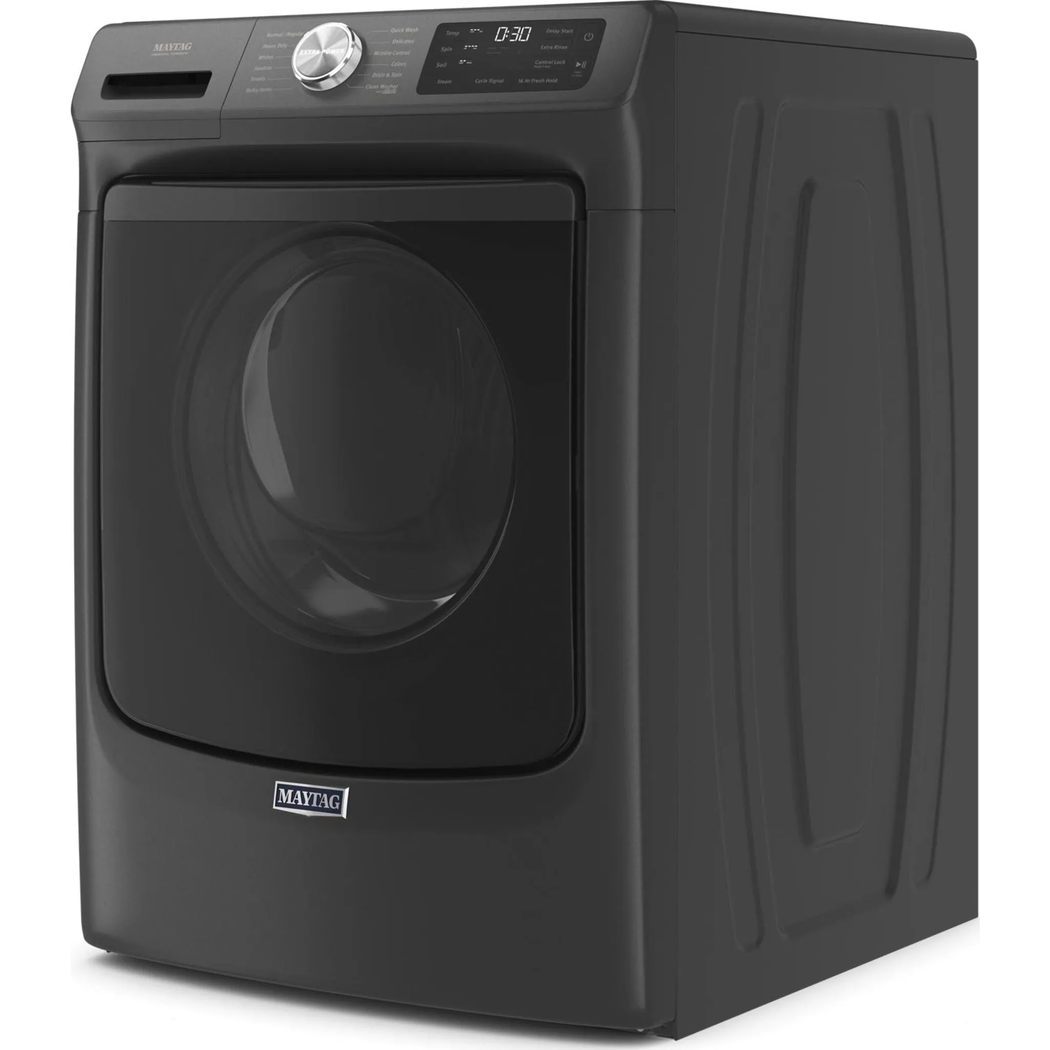 Maytag Front Load Washer with Extra Power and 16-Hr Fresh Hold® option - 5.5 cu. ft. IEC (MHW6630MBK)