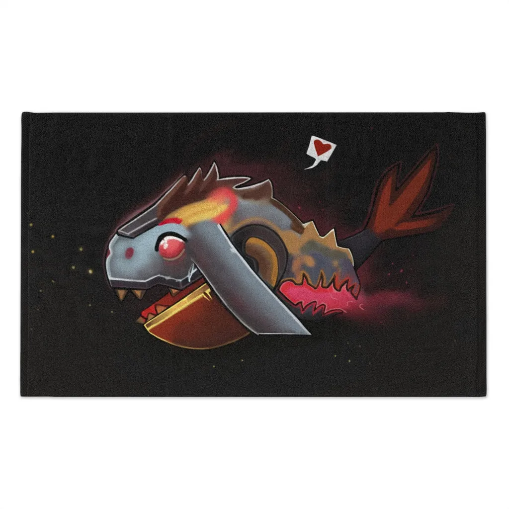 Mecha Whale Strider Rally Towel, 11x18