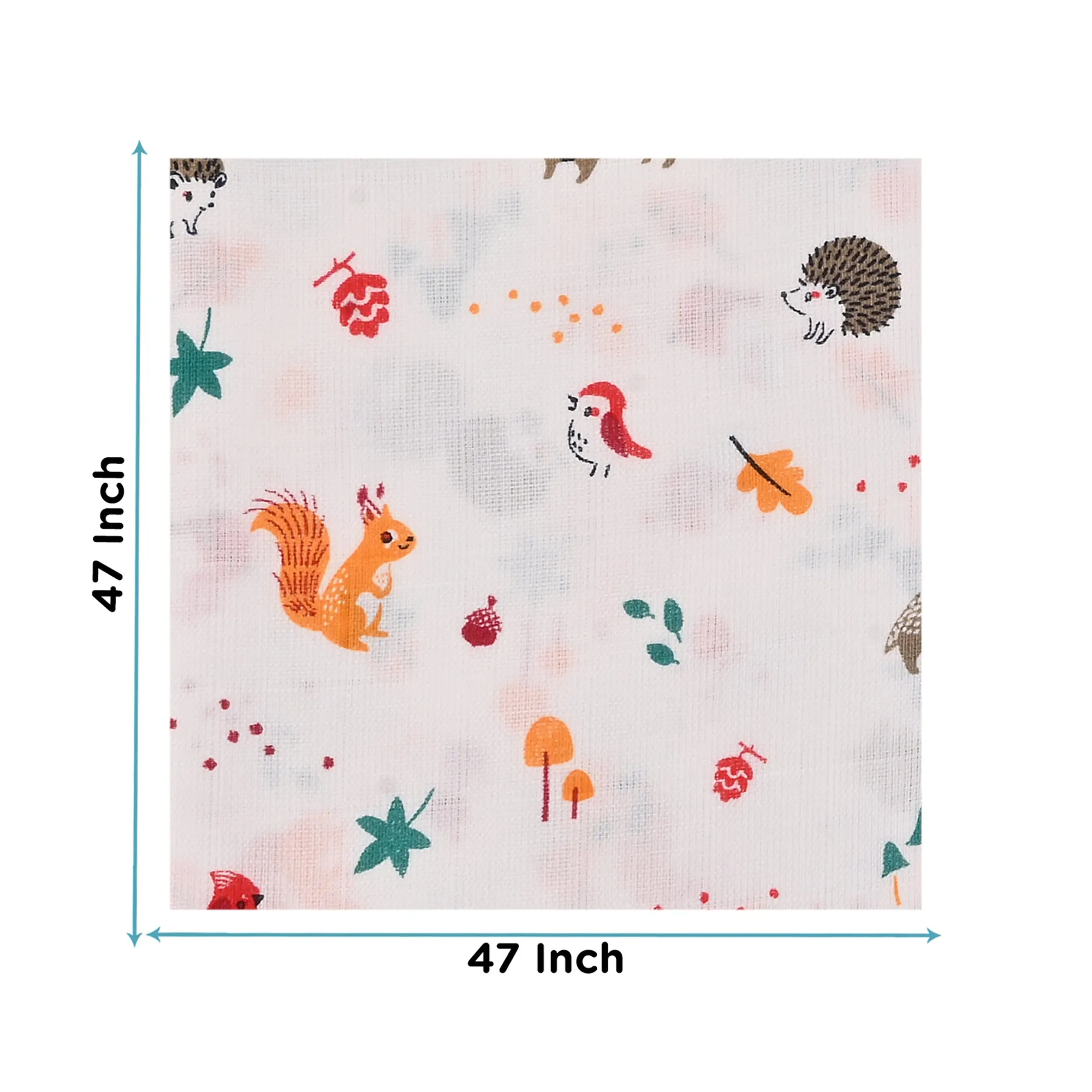 Nuluv Yellow Squirrel Swaddle Wrap 0-6 months (Pack of 2)