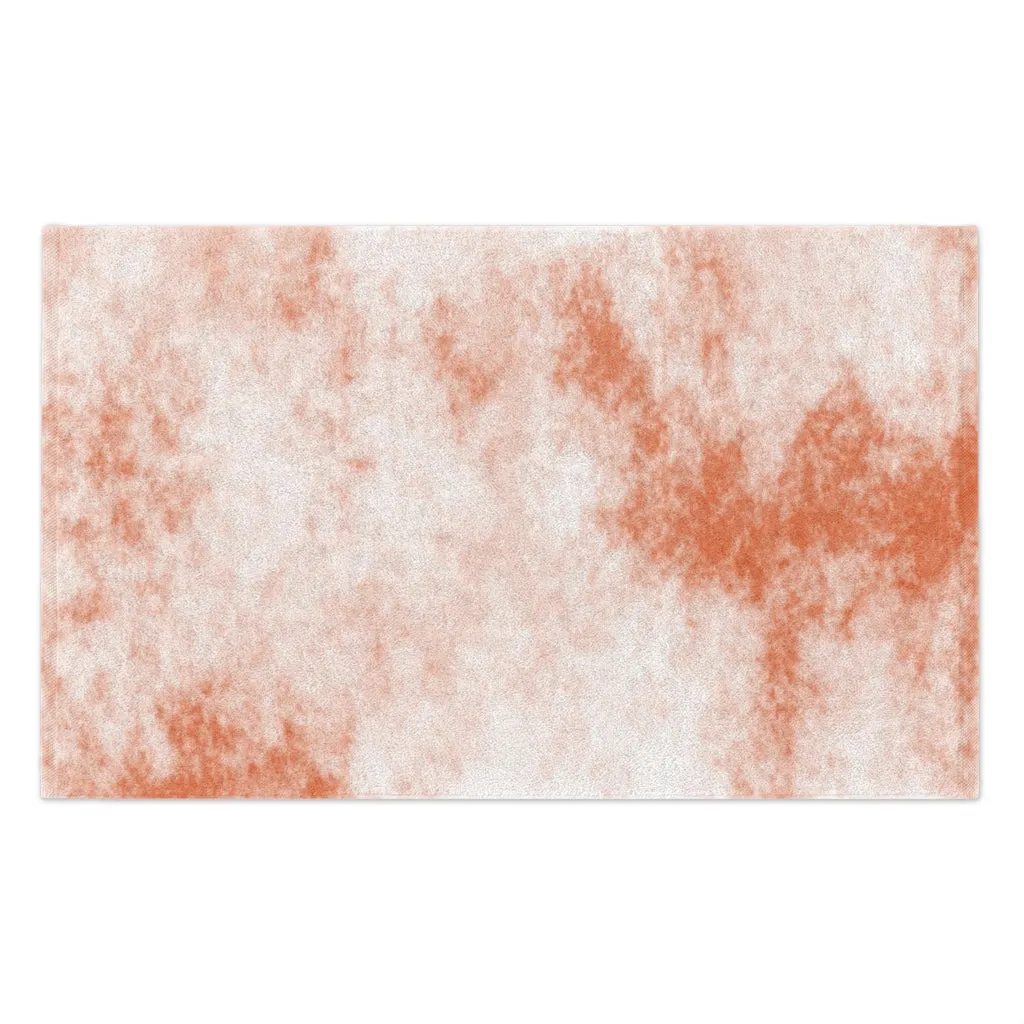 Orange Clouds Rally Towel, 11x18