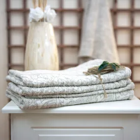 Pure Linen Natural Bath Towel - Esmeralda, Extra Soft