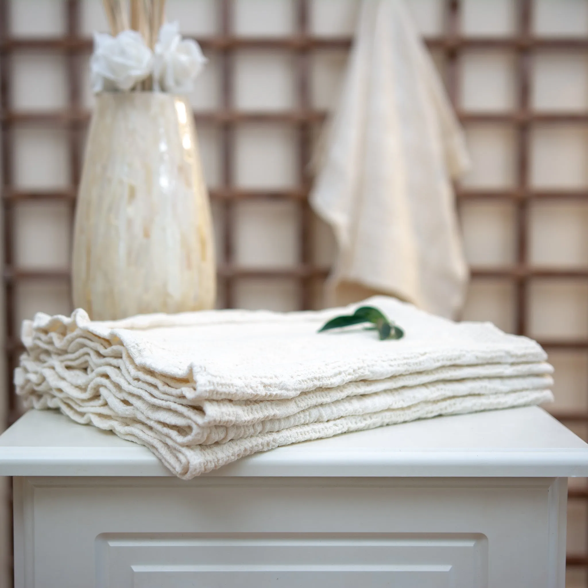 Pure Linen Natural Bath Towel - Glare, Extra Soft