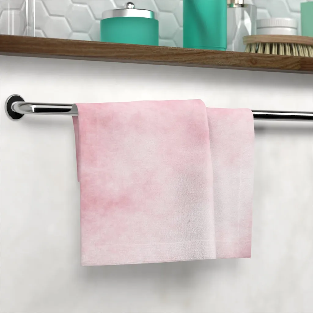 Red Clouds Face Towel