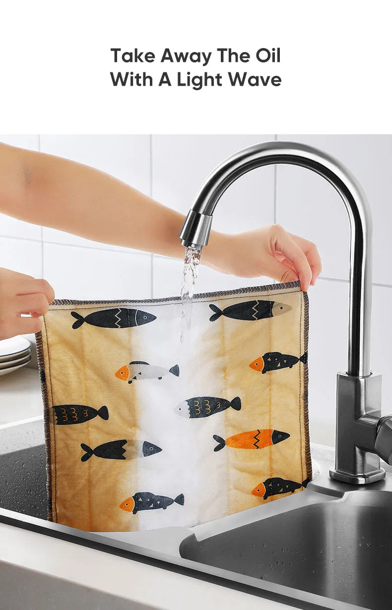 Reusable Super Absorbent Kitchen Towel Pack