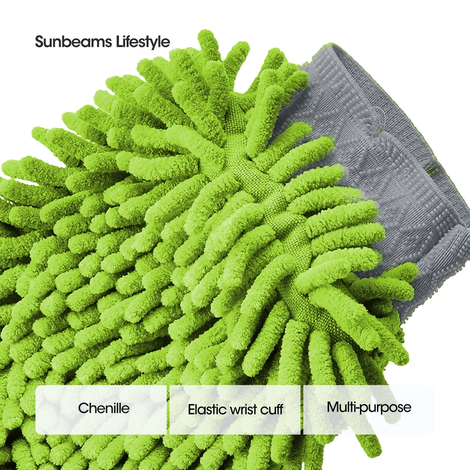 SCRUBZ Premium Chenille Wash Mitt Cleaning Tools